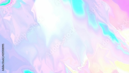 Pink Abstract Holographic Background
