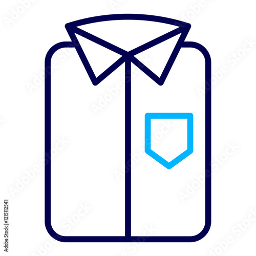 Shirt Outline Color icon