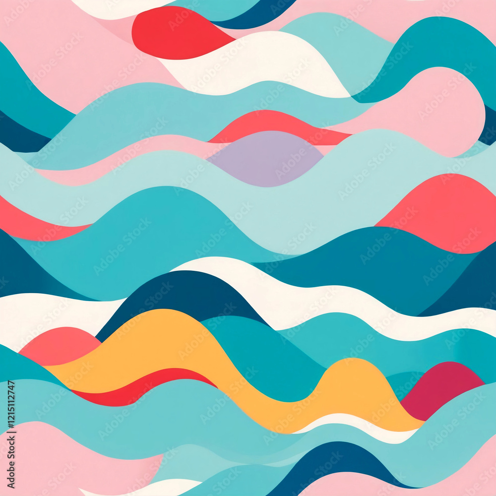 Abstract background pattern minimalistic wave clean simple modern texture colorful shapes. Abstract background pattern minimalistic wave clean simple modern texture colorful shapes.