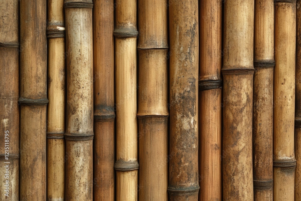 Light brown bamboo-woven wall background texture, seamless pattern Light brown bamboo-woven wall background texture, seamless pattern