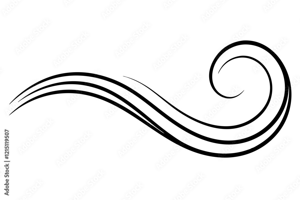 Elegant Wave Line Art Design for Spa and Wellness (SVG) Elegant Wave Line Art Design for Spa and Wellness (SVG)