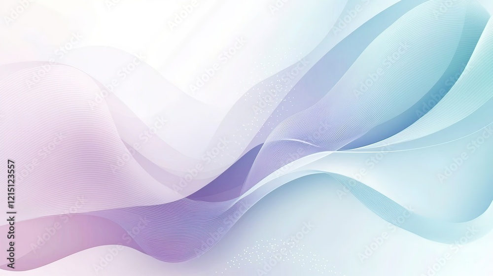 Fototapeta premium Pastel wave abstract background design