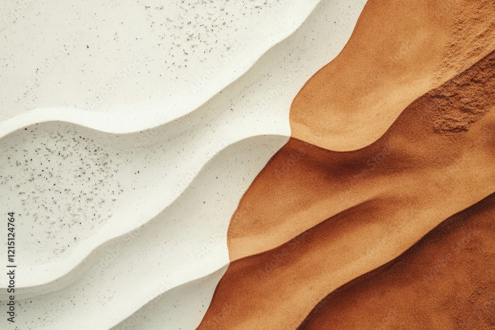 Sand background texture, flat lay, top view Sand background texture, flat lay, top view