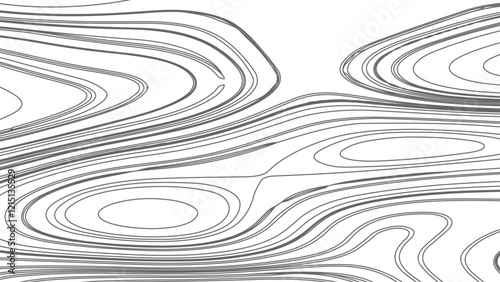 Topographic map contours in hilly or mountainous terrain, similar cartography illustration. Topography and geography map grid abstract backdrop.