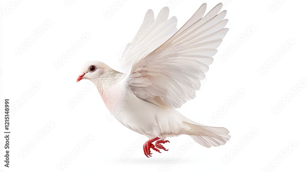White Dove in Flight A Symbol of Peace and Freedom White Dove in Flight A Symbol of Peace and Freedom