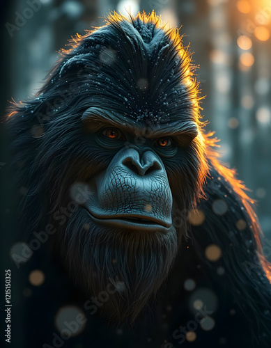 Obraz na płótnie Bigfoot w salonie