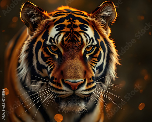 Obraz na płótnie Tigre w salonie
