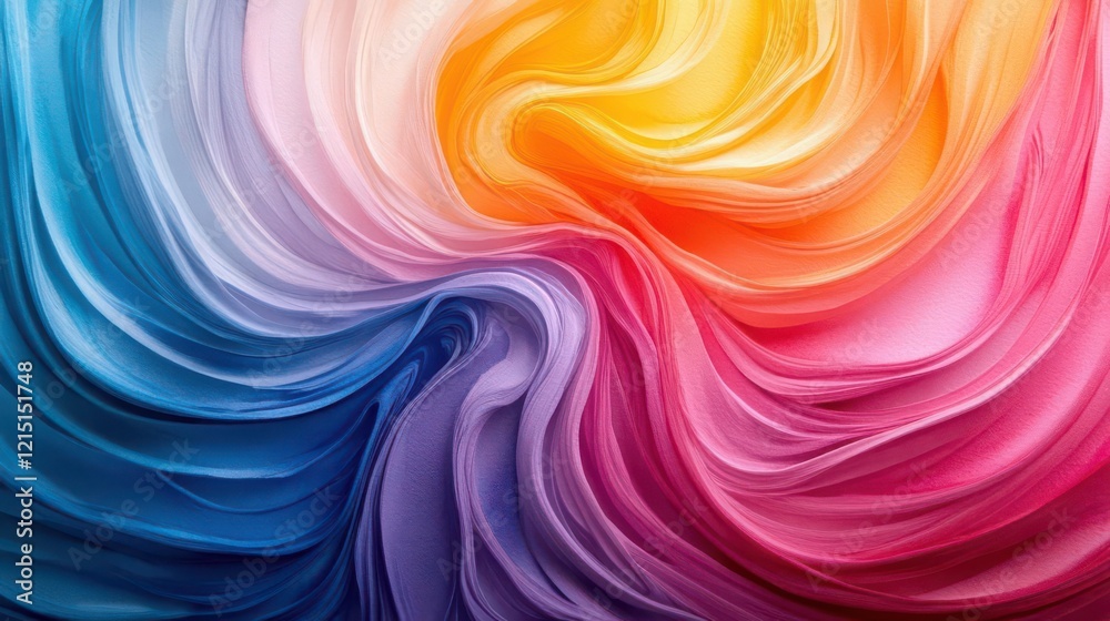 Obraz premium Present a dynamic watercolor paint swirl encompassing diverse product preferences