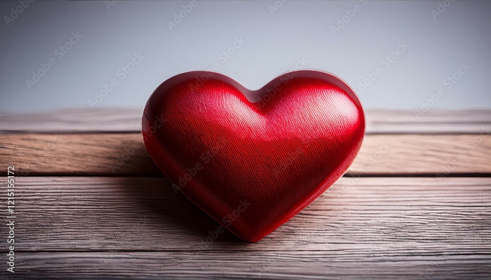 red heart on wood red heart on wood