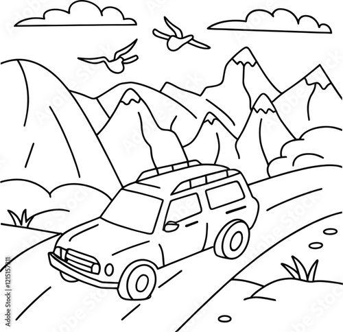 First Responder Vehicles Coloring Sheets, Vibrant Fire Engines and Ambulances to Color, Fun Emergency Vehicle Coloring Pages