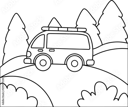 First Responder Vehicles Coloring Sheets, Vibrant Fire Engines and Ambulances to Color, Fun Emergency Vehicle Coloring Pages