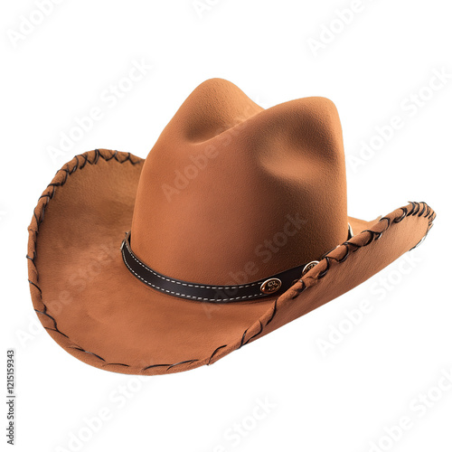 Cowboy hat on transparent background 