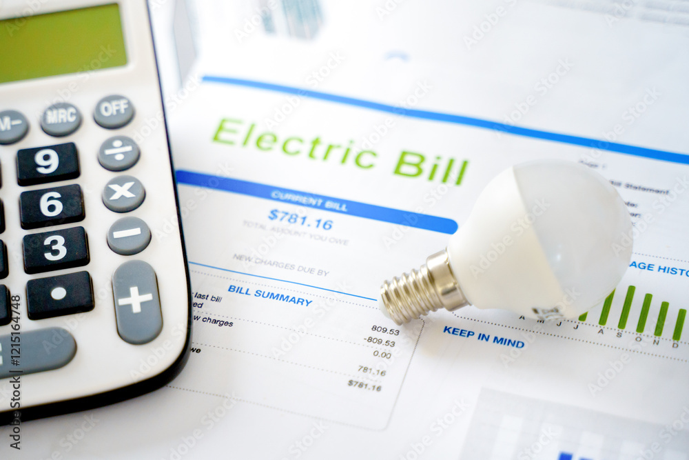 Electric bill statement and home energy consumption Electric bill statement and home energy consumption