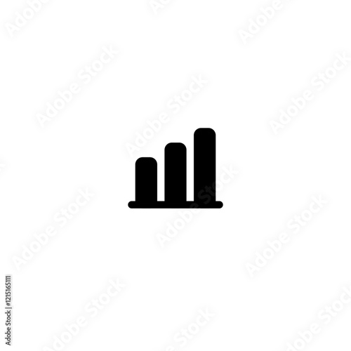 Business Chart Dark Icon