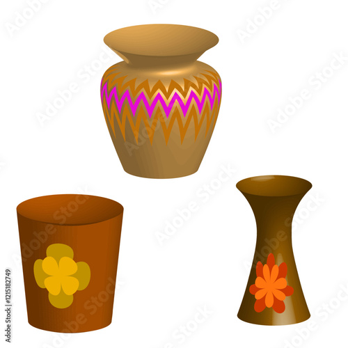 set of vases
