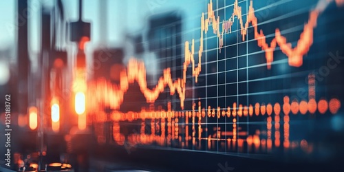 Rising energy prices illustrated by a graph amidst increasing inflation and driving market factors