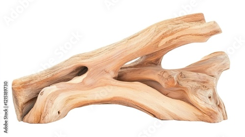 Natural Driftwood Piece with Unique Grain and Texture for Decor photo