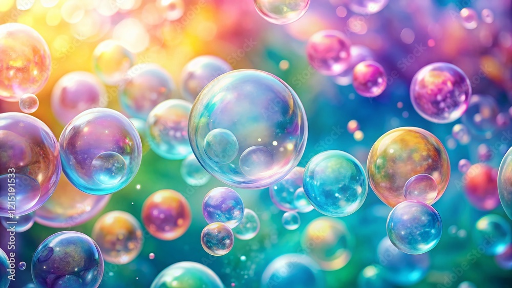 Panoramic Cute Abstract Bubble Motif Wallpaper Background Panoramic Cute Abstract Bubble Motif Wallpaper Background