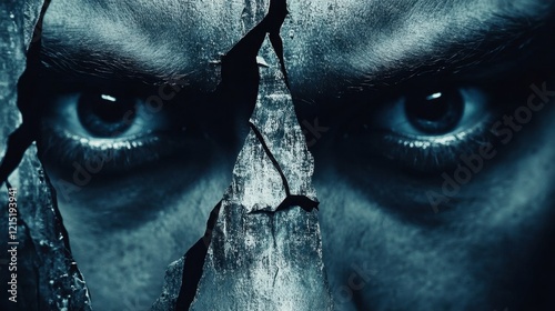 Shattered Face, Angry Eyes.