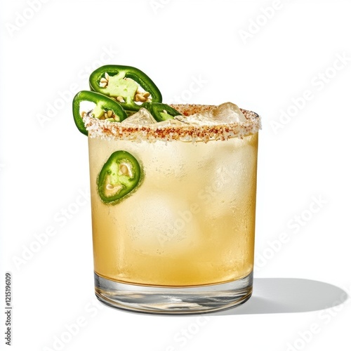 Spicy Jalapeno Margarita Cocktail