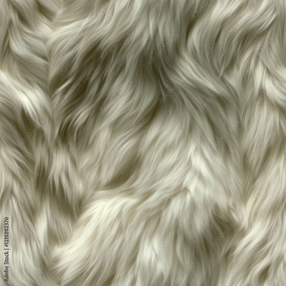 Fototapeta premium Soft Beige Fur Texture