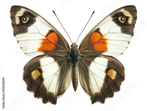 Isolated Buckeye Butterfly photo