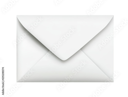 Isolated White Envelope