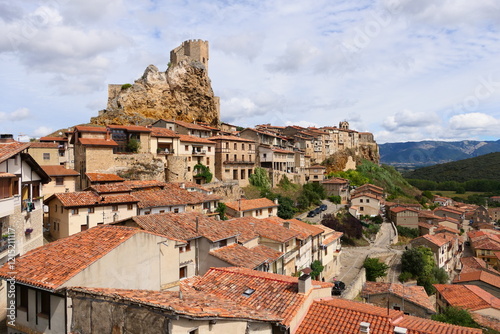 Frías, a historic medieval town on a hill above the river Ebro. Province of Burgos, Castilla y León. Spain