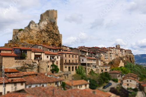 Frías, a historic medieval town on a hill above the river Ebro. Province of Burgos, Castilla y León. Spain