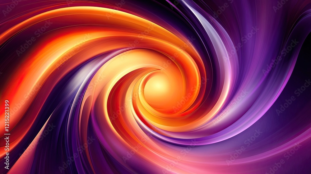Abstract swirling vortex, vibrant orange purple hues, digital art, background design Abstract swirling vortex, vibrant orange purple hues, digital art, background design