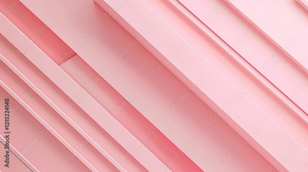 Fototapeta premium Abstract Pink Geometric Pattern