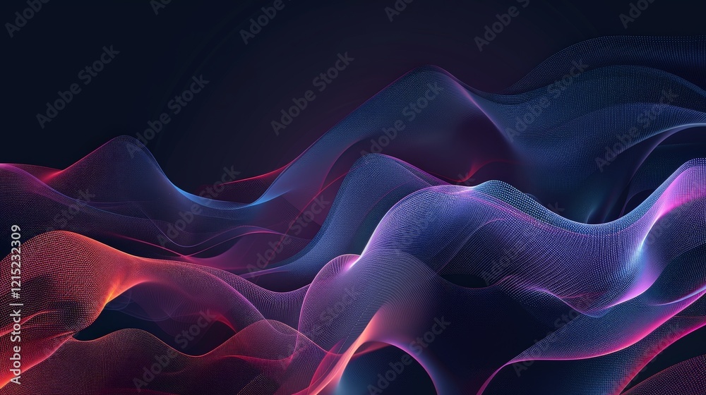 Obraz premium Abstract Wavy Background
