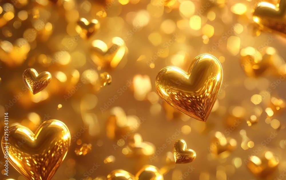 Saint Valentines Day and 8 march womans day gold 3d background Saint Valentines Day and 8 march womans day gold 3d background