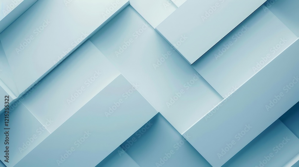 Obraz premium Abstract Light Blue Geometric Pattern