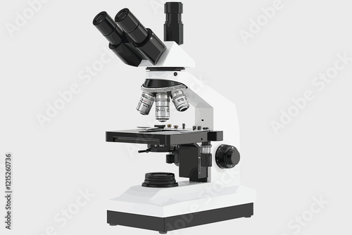 microscope isolated illustration