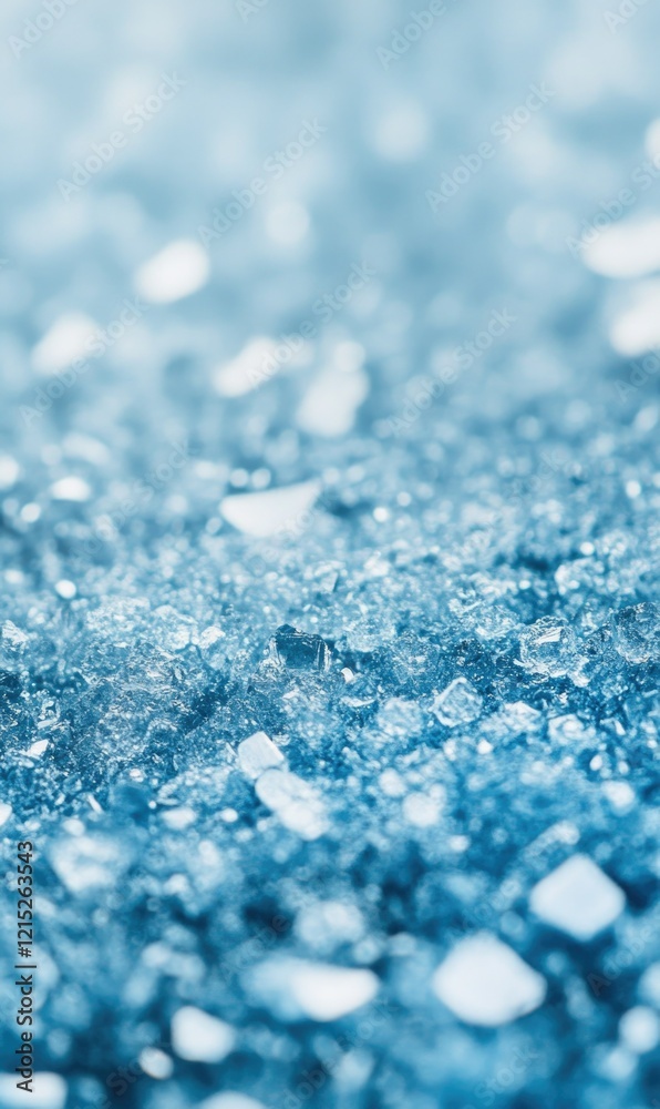 Obraz premium Icy Shimmer Blue Frost