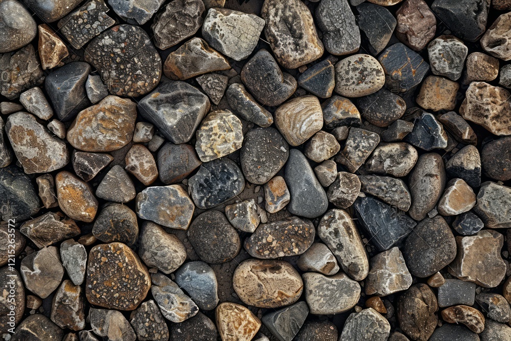 Image of Brown pebble stone paving surface. Texture for background usage Image of Brown pebble stone paving surface. Texture for background usage