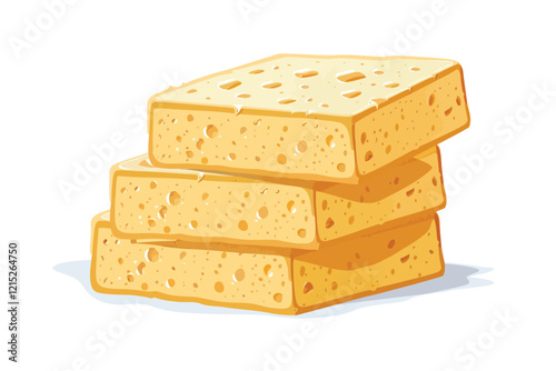 sponge isolated illustration