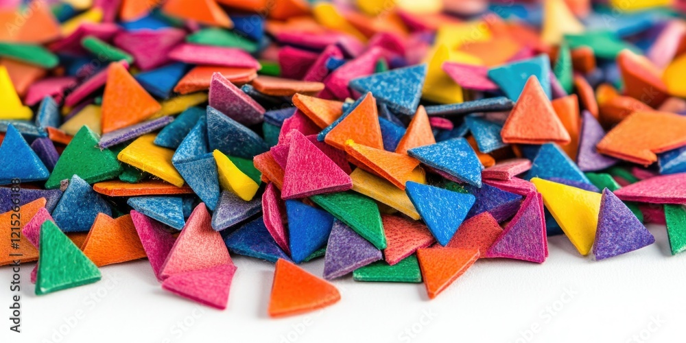 edible multi-colored candy triangles sweets edible multi-colored candy triangles sweets