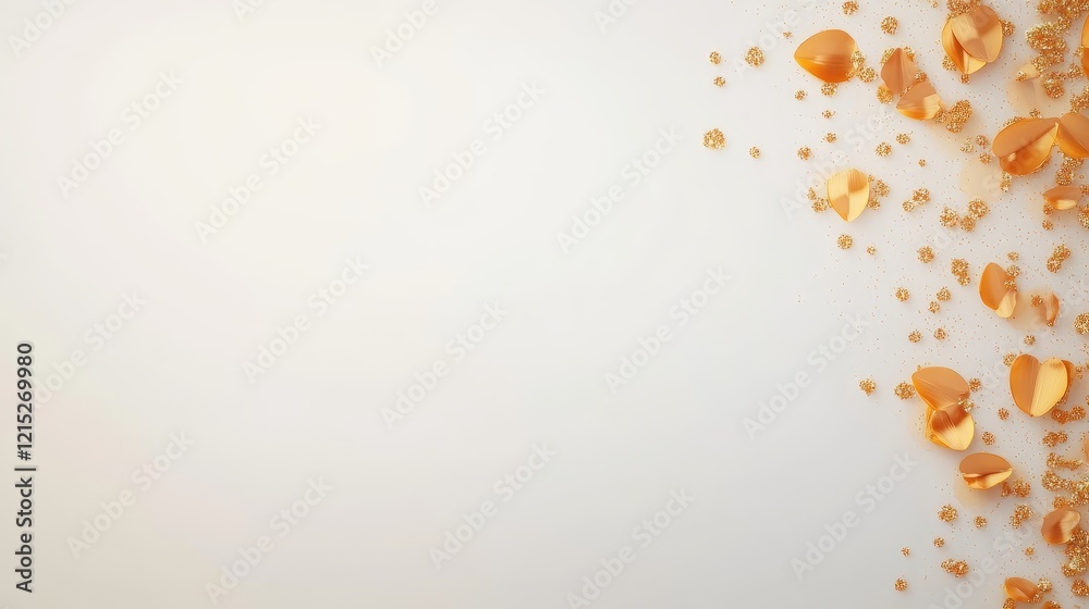 Golden Confetti Celebration Background - Elegant white background with a cascade of golden confetti, ideal for celebratory designs or luxury branding. Golden Confetti Celebration Background - Elegant white background with a cascade of golden confetti, ideal for celebratory designs or luxury branding.