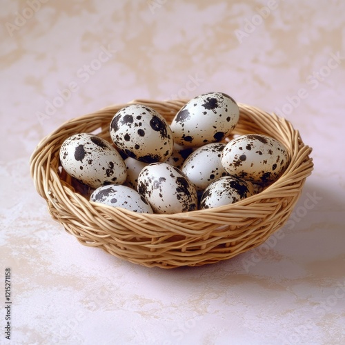 Easter Eggs in a Basket