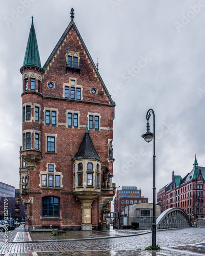 The Unesco World Heritage Speicherstadt in Hamburg, Germany