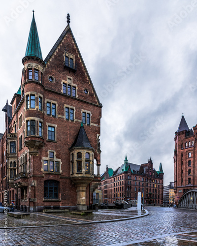 The Unesco World Heritage Speicherstadt in Hamburg, Germany