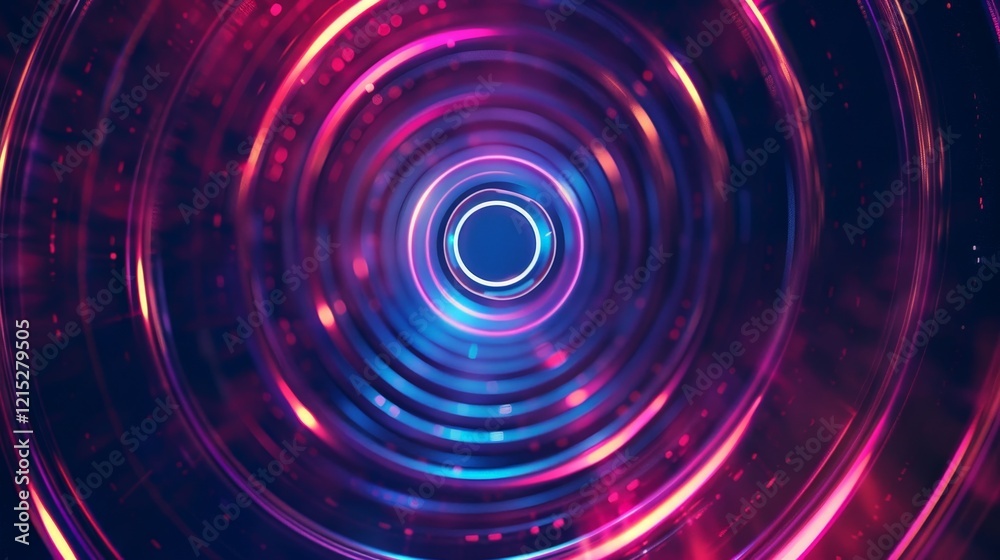 Abstract Circular Light Pattern Abstract Circular Light Pattern