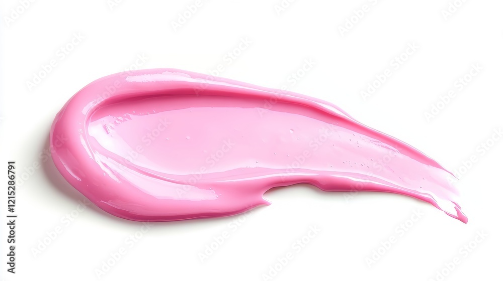 Pink Cream Swatch: Beauty Product Texture for Skincare and Makeup Pink Cream Swatch: Beauty Product Texture for Skincare and Makeup