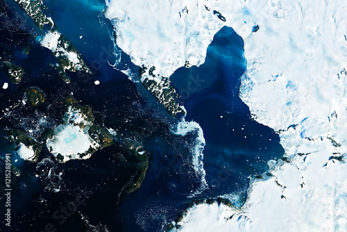 Fototapeta Naklejka Na Ścianę i Meble -  Antarctica from space. Elements of this image furnished by NASA