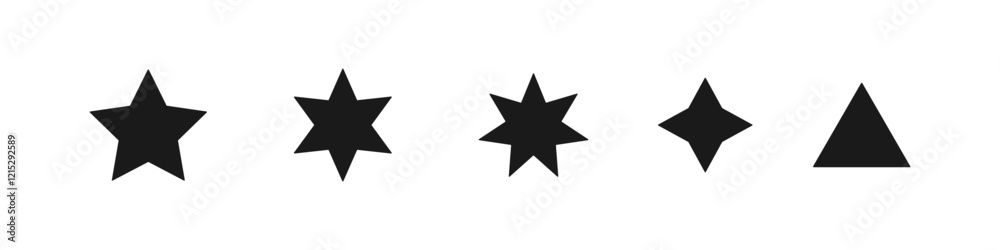 Star set vector icons. Stars vector icons. Stars collection. Star isolated on white background. Star set vector icons. Stars vector icons. Stars collection. Star isolated on white background.