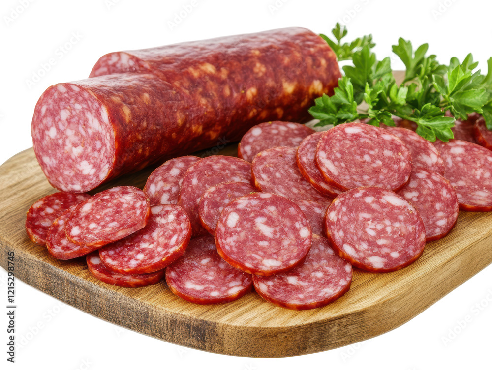 Isolated Salami Isolated Salami