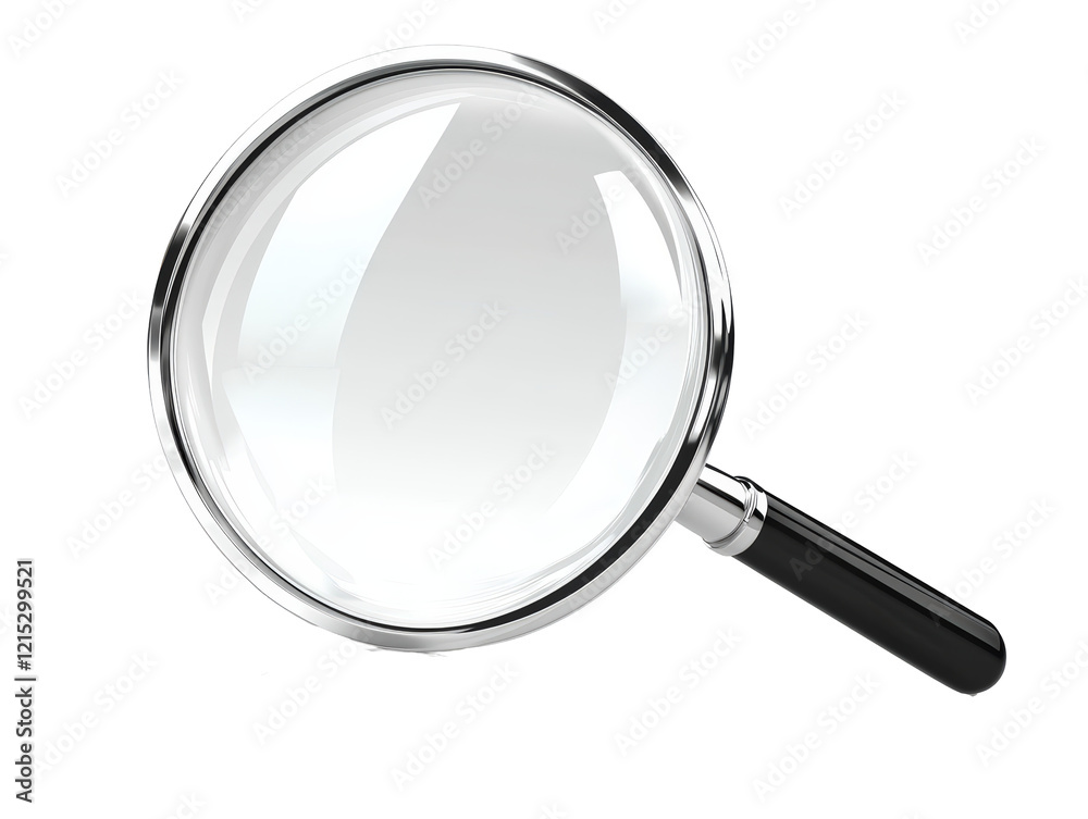 Fototapeta premium Isolated Magnifying Glass