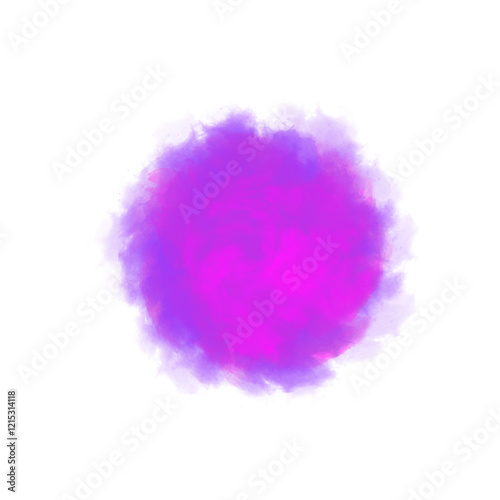 Abstract Purple and Pink Cloud Illustration